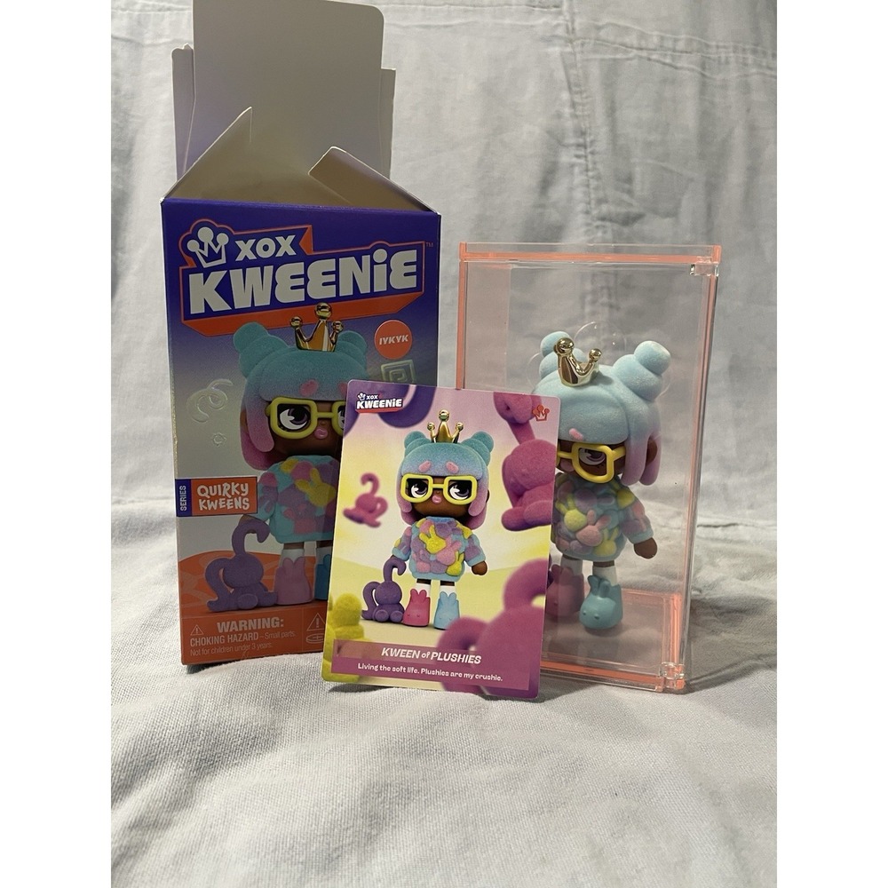 NEW Mystery XOX Kweenie Figure - Quirky Kweens Series - ‎ Kween of Plushies